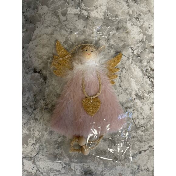 Plush Angel Ornament Hanging Figurine - NEW - Picture 1 of 2